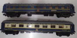H0 - JOUEF - 2x CIWL-Wagen, Voiture-lits 3933 & Pullman 4029