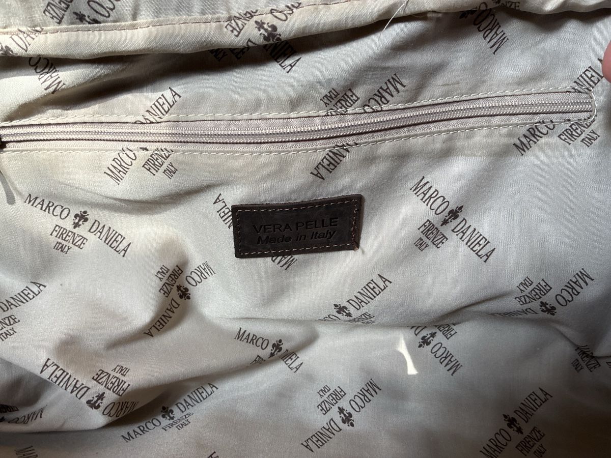 Borse: Weekender Bag Wildleder Made in Italy – Usato da Bern venduto da two_8vqk 6