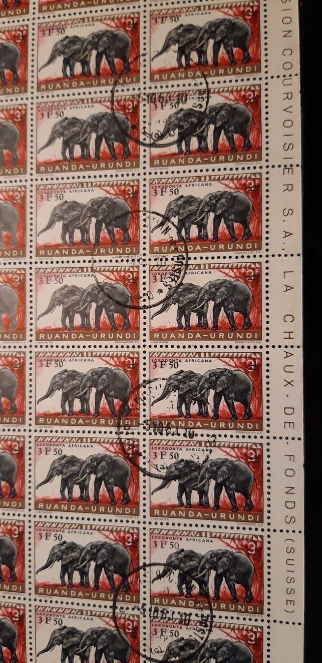 Alle Briefmarken: Ruanda-Urundi – Gebraucht aus Wattenwil von paku48 1