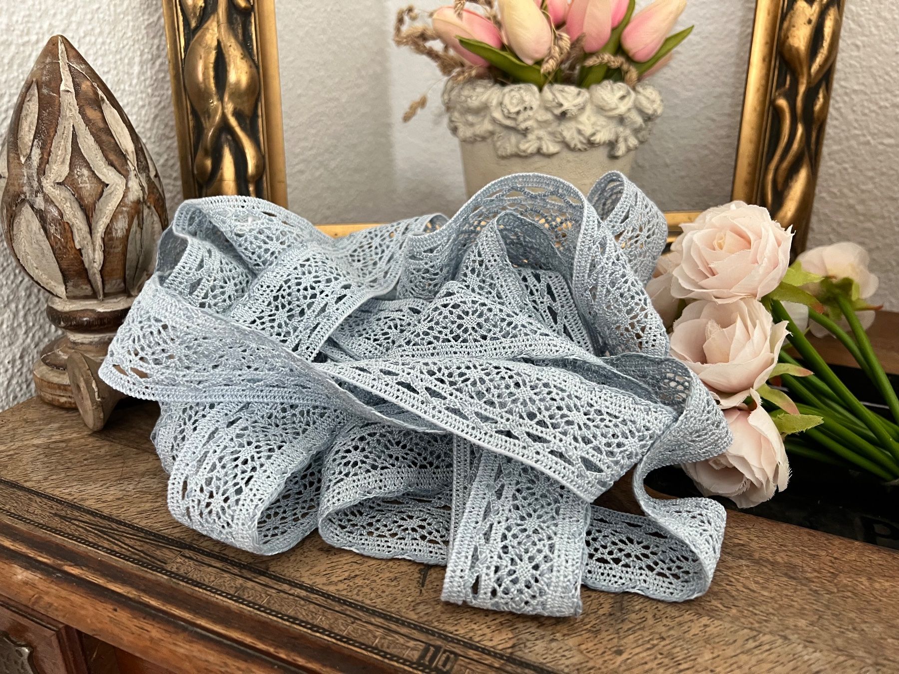 Tessuti: Alte St. Galler Spitzen - Shabby - 20m – Nuovo (secondo la descrizione) da Walzenhausen venduto da Cerna007
