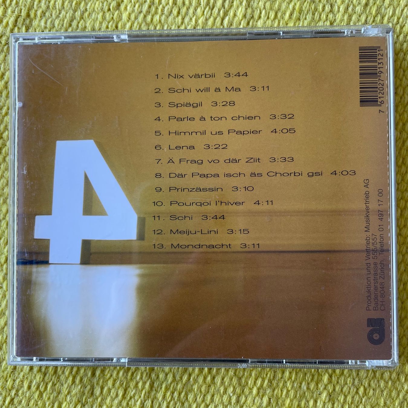 CD: SINA-MIT UNTERSCHRIFT SINA 4 – Usato da Rorschacherberg venduto da CD-Roli 2