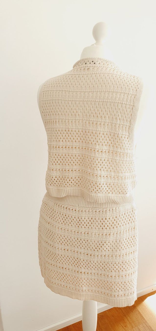 Kleiderpakete: Strickset Weste und Rock Grösse 34 beige – Gebraucht aus Stansstad von InStyle8 4