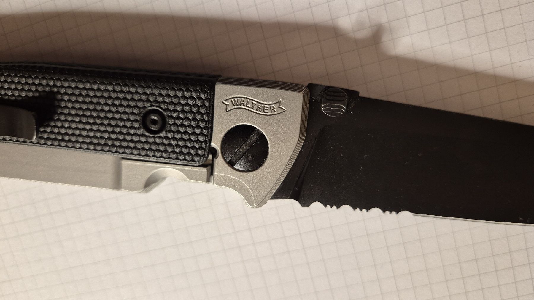 Walther Taschenmesser: Walther Q5 Messer mit Gurtclip Einhand Messer Sackmesser – Neu (gemäss Beschreibung) aus Hedingen von Zwackul 5
