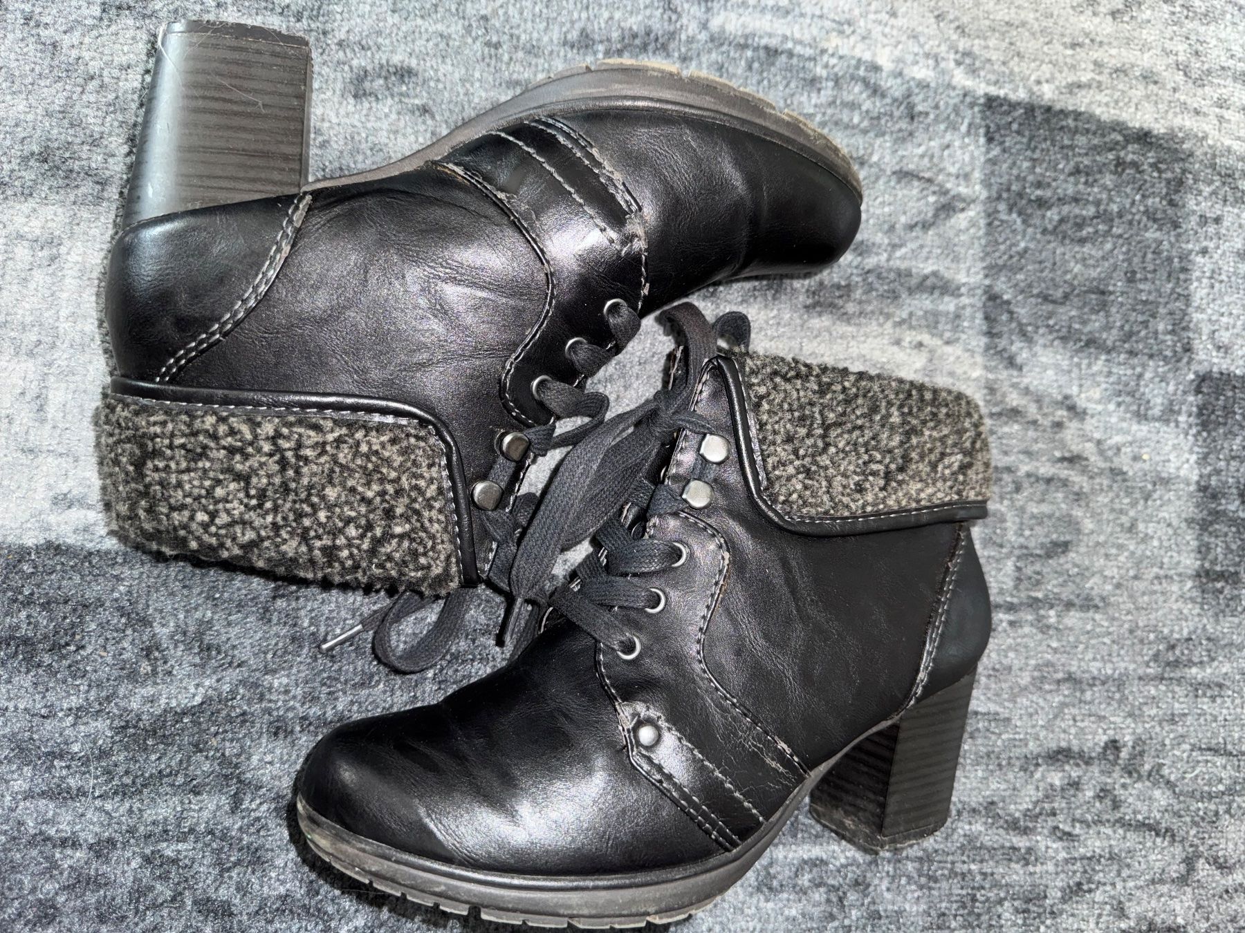 Scarpe da donna: Winterstiefel Boots  Stiefeletten schwarz Gr 36 – Usato da Frenkendorf venduto da Style365 1
