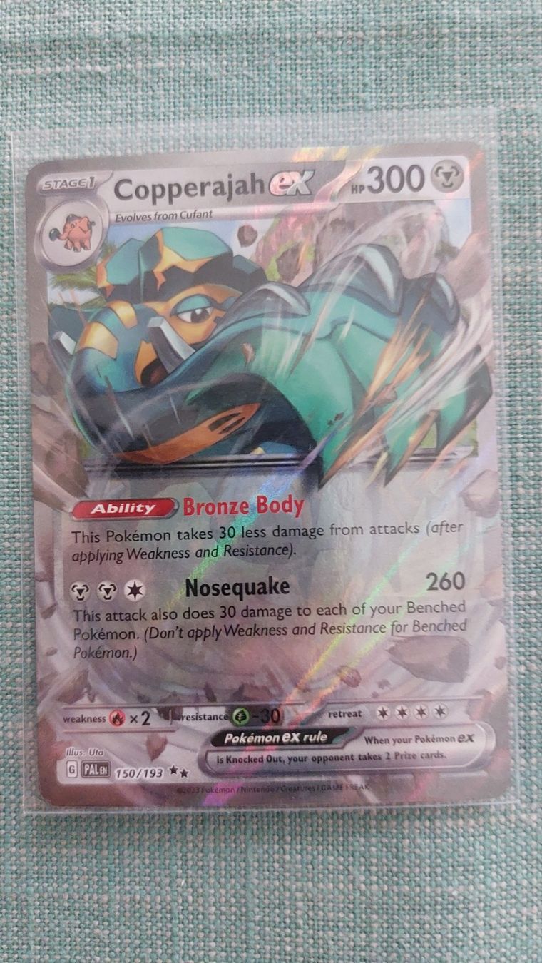 Pokémon Carte collezionabili: Copperajah ex Paldea Evolved – Nuovo (secondo la descrizione) da Bellinzona venduto da Pagur