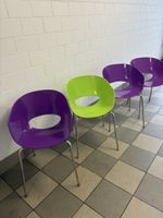 Stühle, Lila & Grün, Design Klassiker, Top Zustand!
