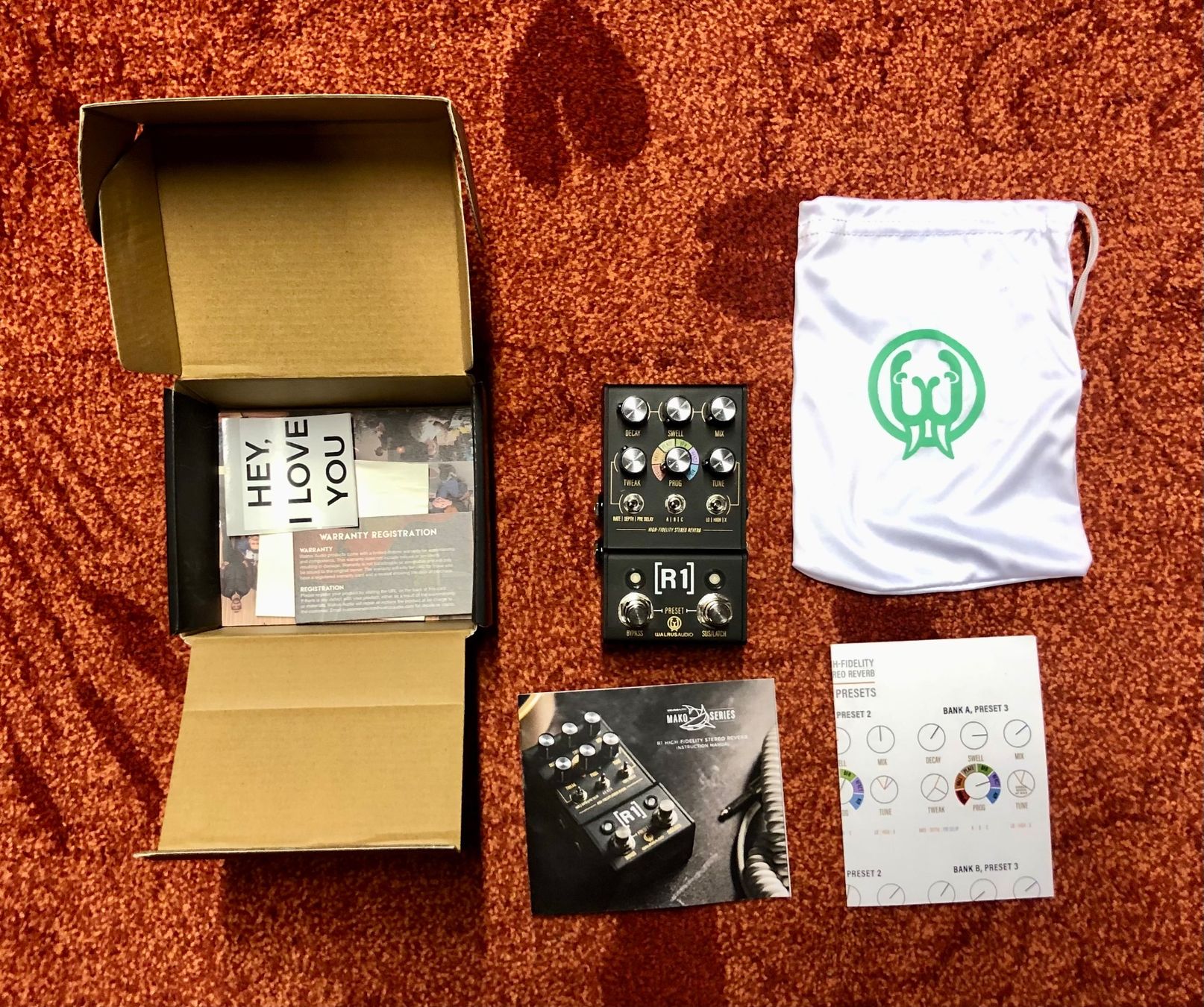 Strumenti musicali: WALRUS R1 REVERB PEDAL – Nuovo (secondo la descrizione) da zug venduto da tri_sy2l 6