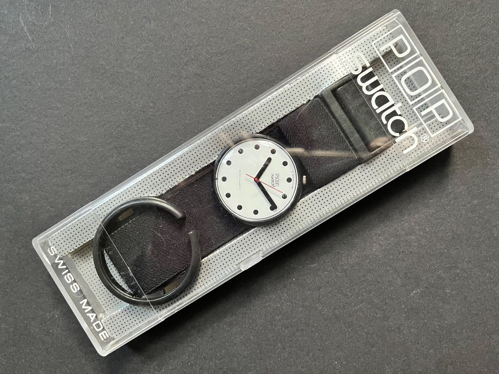 Swatch POP Jet Black BB101 1988 selten - neuwertig (Neu (gemäss ...