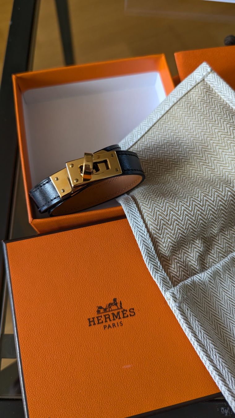 Hermès Bracciali & Braccialetti: HERMES Armband Mini Kelly Double Tour – Usato da Zürich venduto da oschance