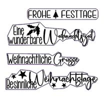 Silikonstempel Festtage Weihnachten