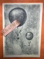 Ballonpostkarte Jubiläumsfahrt Olten 1958 Zeppelin HE-B1K