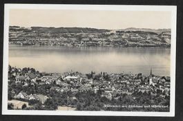 Wädenswil mit Zürichsee und Männedorf