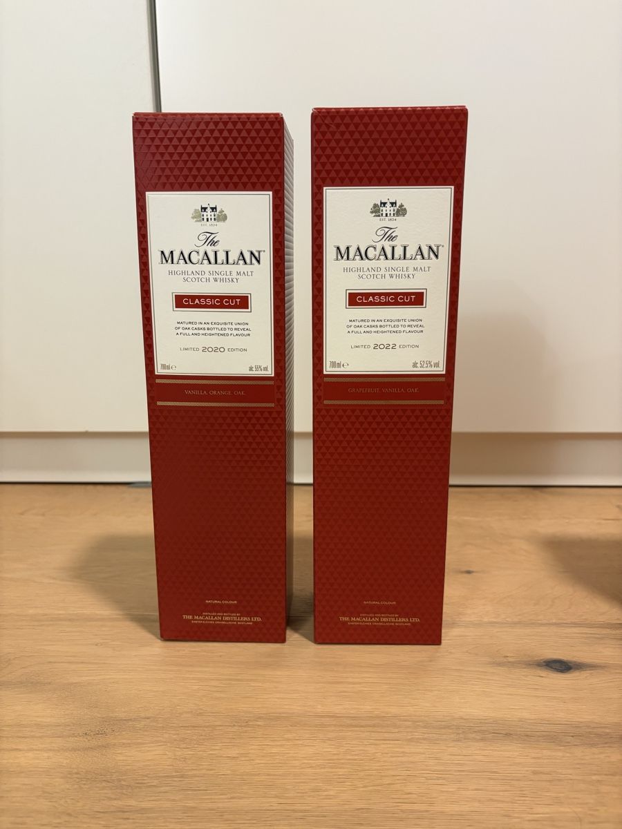 Macallan Bevande alcoliche: Macallan Classic Cut 2020 & 2022 – Nuovo e nell'imballaggio originale da Reichenburg venduto da san_rk9s