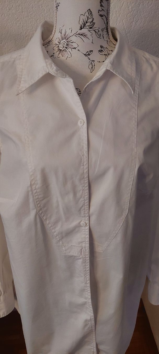 Camicette: Weisse klassische Bluse von BPC Selection, Gr. 50 – Nuovo (secondo la descrizione) da Zürich venduto da lehmi1 1