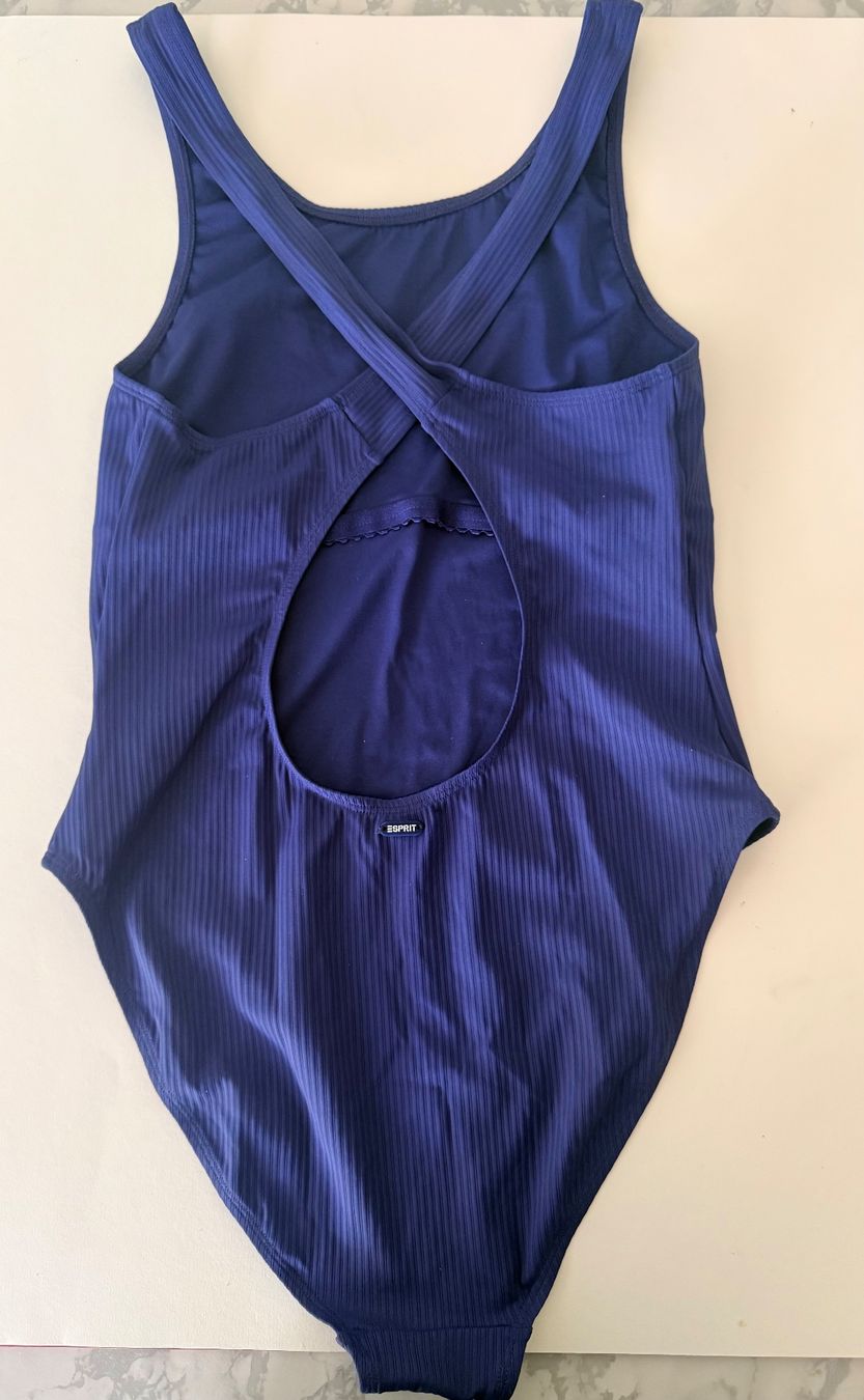 Esprit Costumi da bagno & Bikini: ESPRIT, Badekleid, Grösse 42, Farbe Dunkelblau – Nuovo e nell'imballaggio originale da Rudolfstetten venduto da gst_g7xl 4