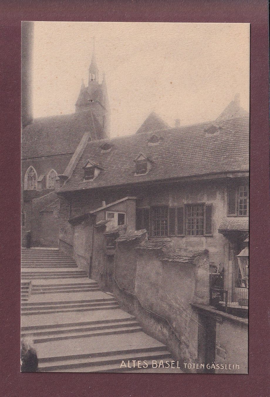 Cartoline postali: Altes BASEL - Totengässlein – Usato da Pully venduto da nicecards