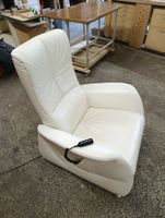 Fauteuil himolla relax électrique cuir blanc bon état
