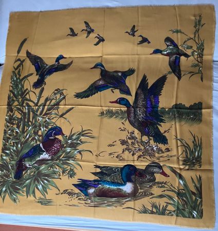 Enten Schal, Foulard, 120 x 120 cm
