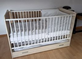 Babybett 70x140 höhenverstellbar 