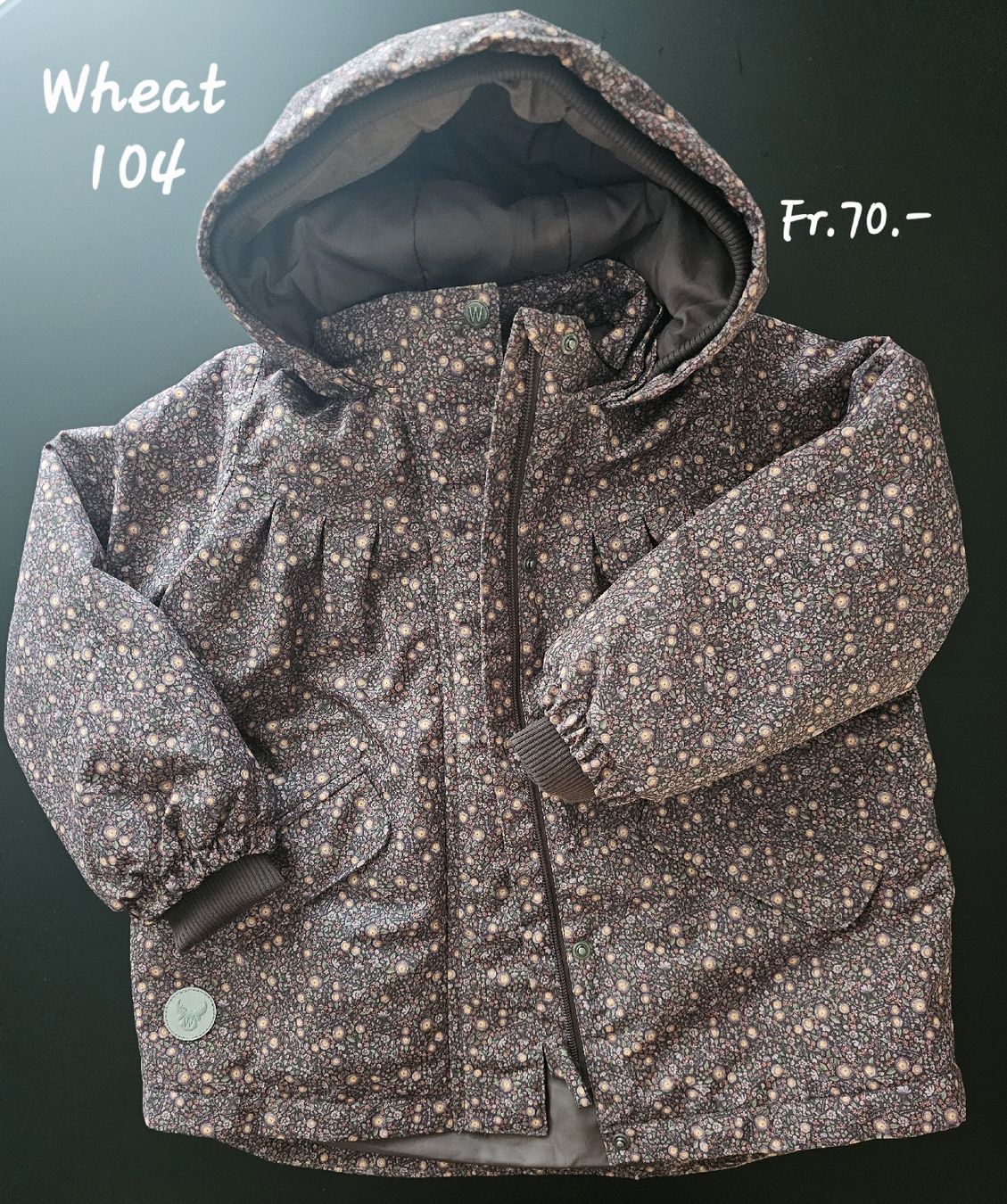 Giacche & Cappotti: Wheat Kinder Winterjacke Blumenmuster Grösse 104 – Usato da Zürich venduto da sla_8krg 2