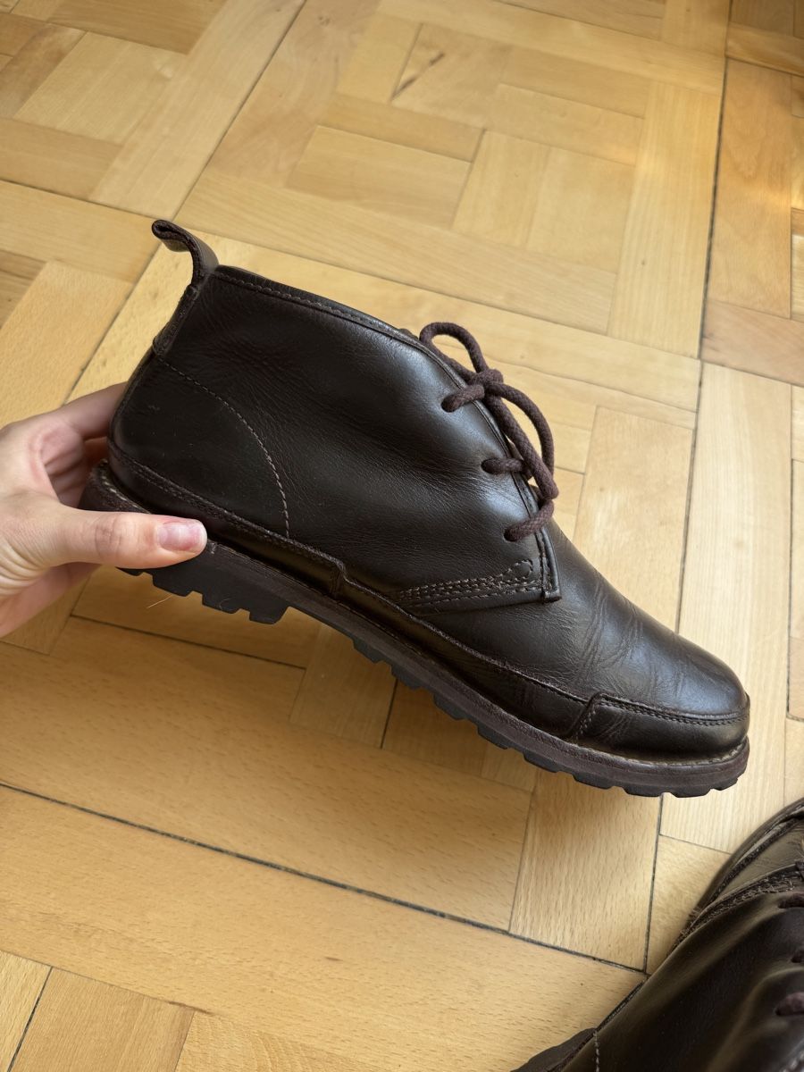 Timberland Scarpe da uomo: Timberland Brown Leather Ankle Boots - Size 8.5 US – Usato da Lausanne venduto da ama_ykl2 7