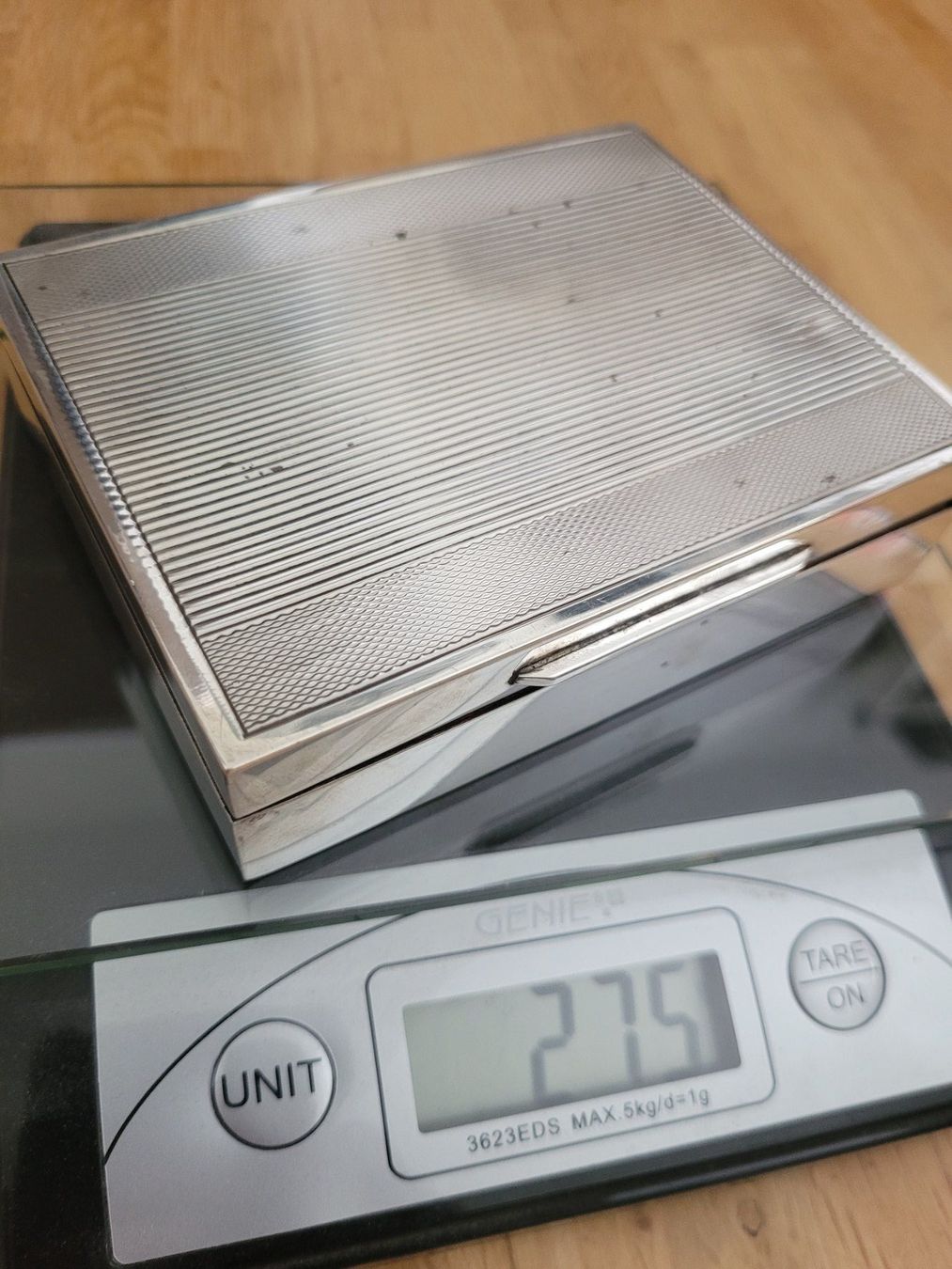 Set di posate: Grosses Zigaretten-Etui 925 Silber – Usato da Kriens venduto da KTP 2