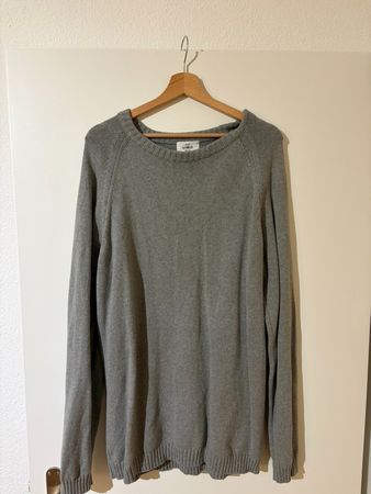 Klitmøller Collective Pullover Herren XL – grau, Baumwolle