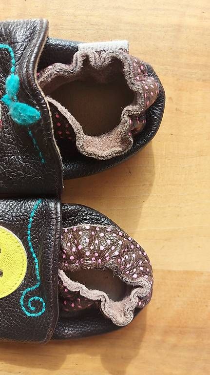 Scarpe per ragazzi: Lederfinkli 6-12 Monate Rose et Chocolat – Usato da Rotkreuz venduto da MASI17 4