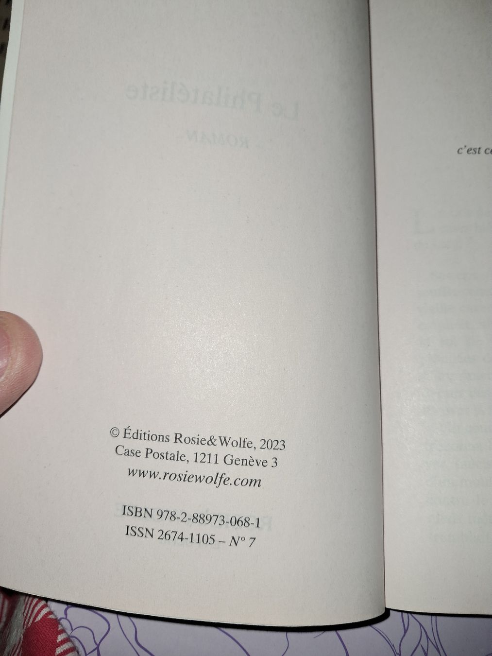 Livres: Le Philatéliste écrit par  Nicolas Feuz  – D'occasion à Le locle par juliensaran 1