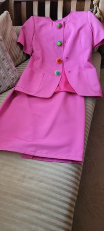 Exquisit Kostüm Donella Gr. 36 Edel Pink