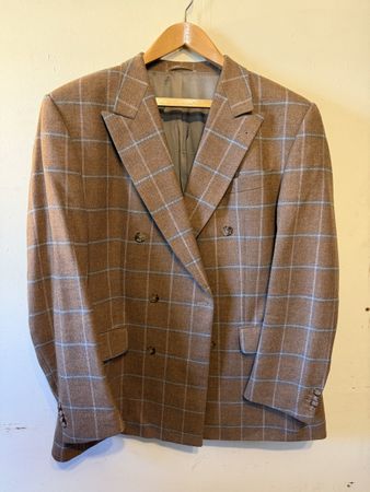 Veste carreaux Lanificio F.lli Cerruti 1881, taille 56