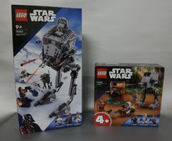 LEGO Star Wars 75322 + 75332 AT-ST  Nuovi