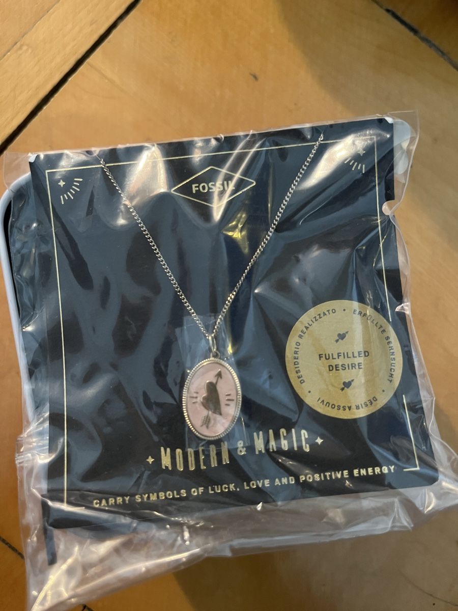 Fossil Catenine: Fossil Kette Herz – Nuovo e nell'imballaggio originale da Zürich venduto da Shopmystyle