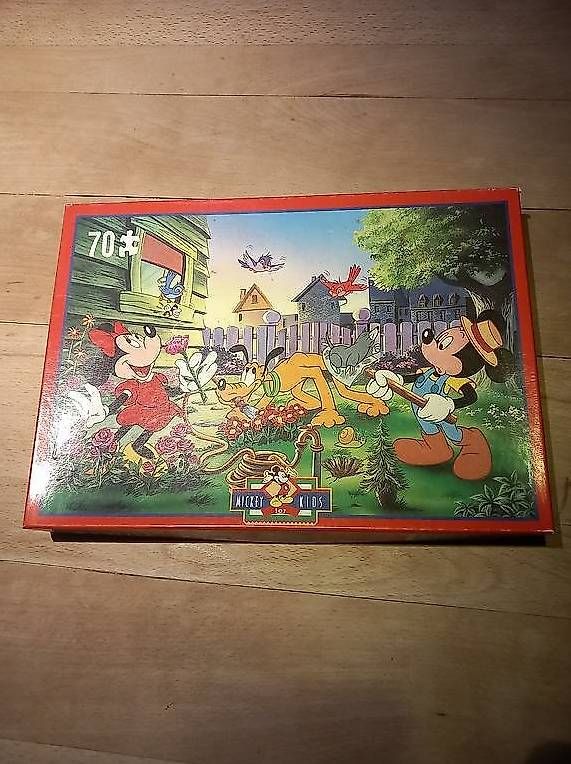 Disney Puzzle: 3 Puzzles für Kinder: Schneewittchen, Mickey Mouse, Wolf – Usato da Ebnat-Kappel venduto da blazzi 3