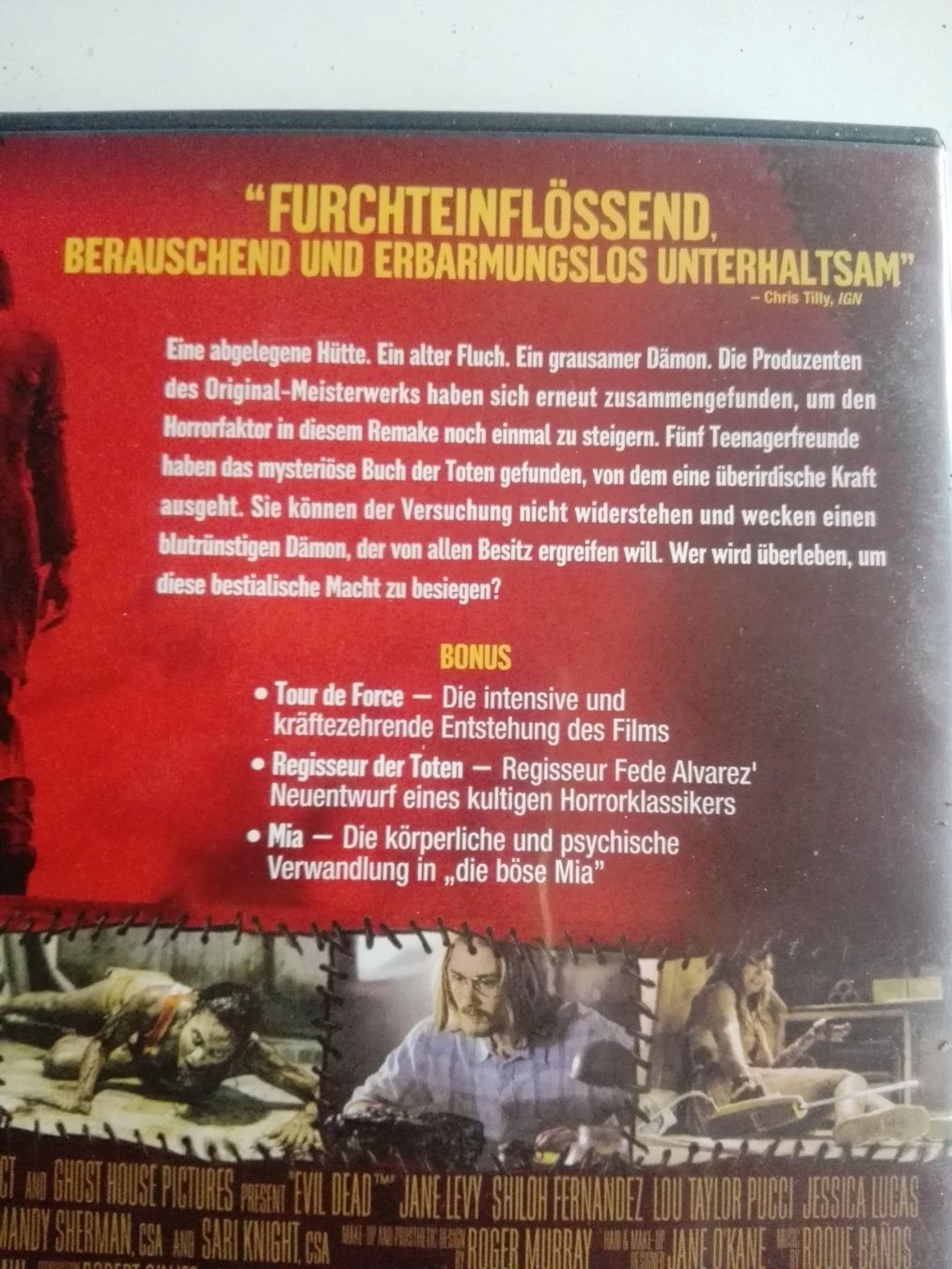 Tous les DVDs: Evil Dead   (Deutsch & Englisch) – D'occasion à St.Gallen par elk_z7hw 2