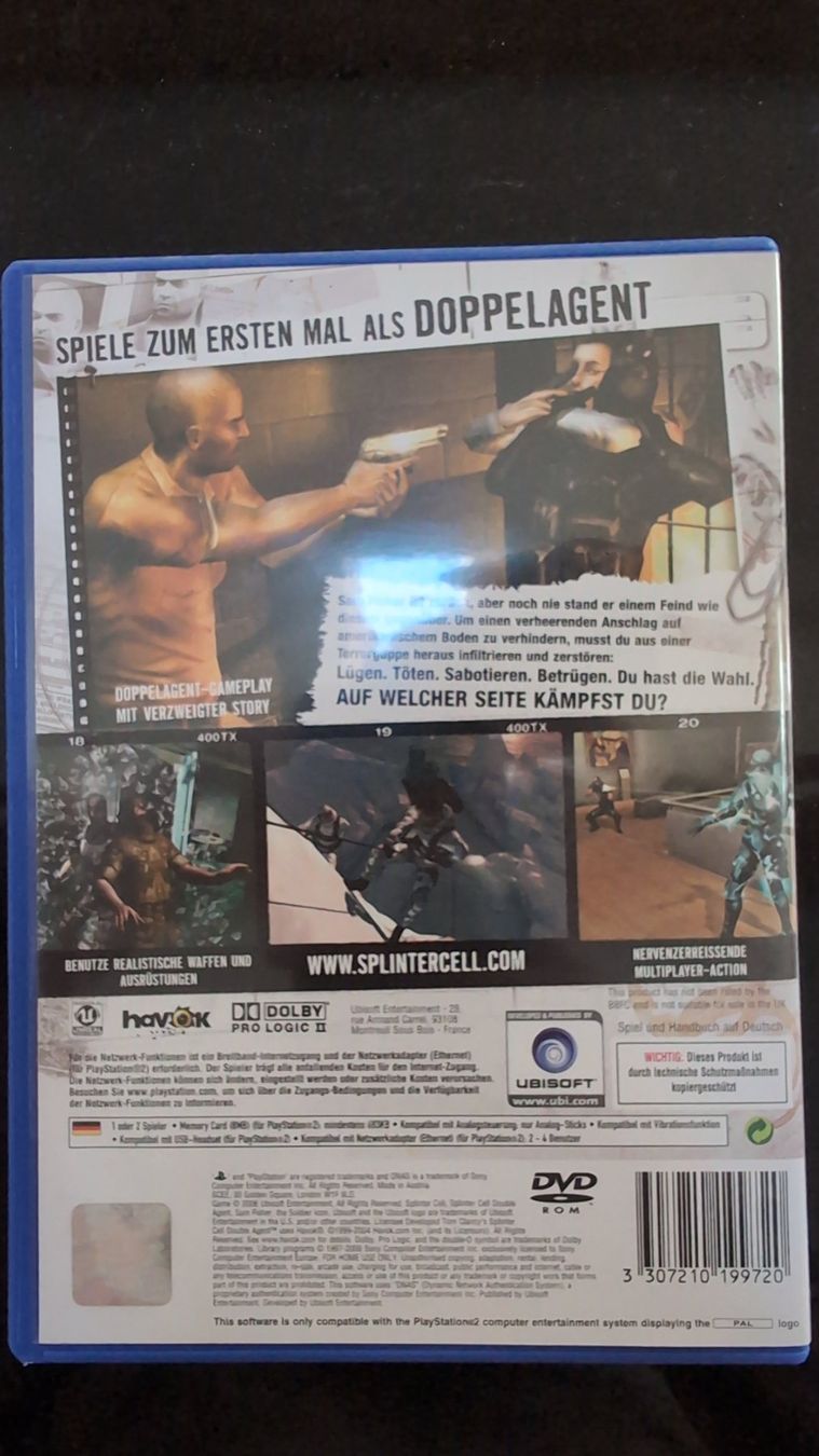 Jeux: Splinter Cell: Double Agent PS2 – D'occasion à Zürich par man_8hdl 1