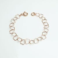 Armband Silber 925 rosé vergoldet (14281)