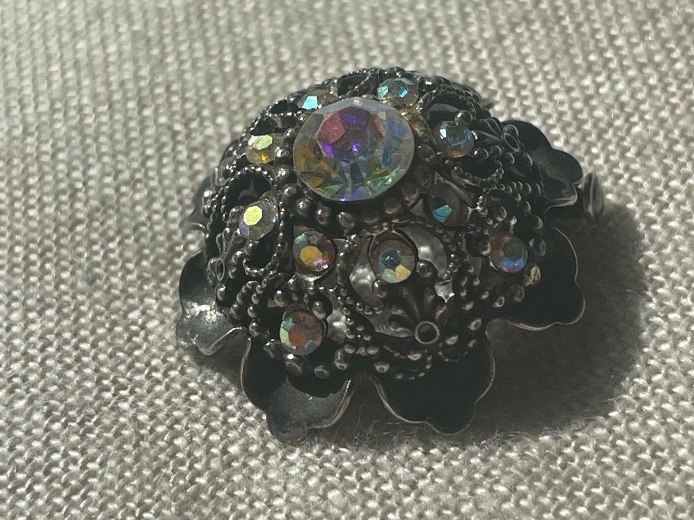 Broschen & Nadeln: Antik Brosche mit Strasssteinchen ✨ – Gebraucht aus Brütten von Rod816 2