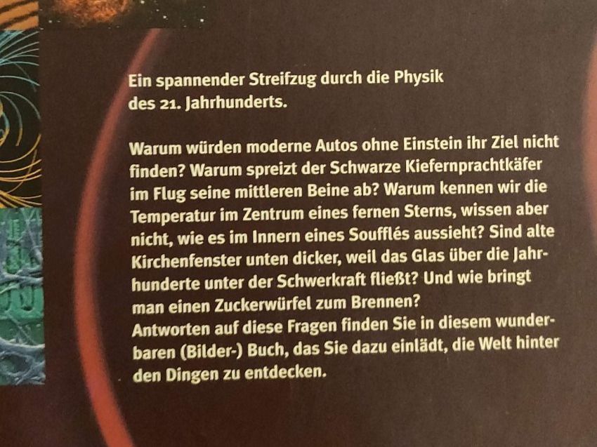 Libri: Buch: Die Welt hinter den Dingen – Nuovo (secondo la descrizione) da Winterthur venduto da michawint 1