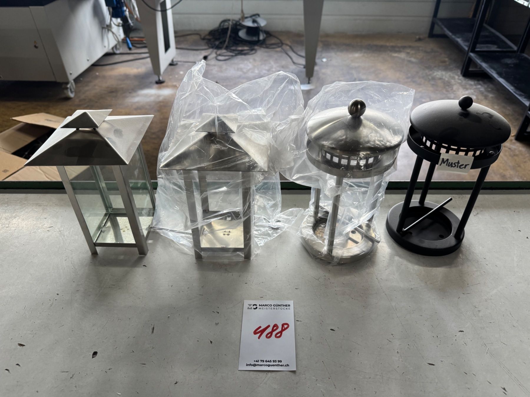 Candele: 488 Posten Laternen 4Stk. aus Liquidation – Usato da Derendingen venduto da Meisterstuecke