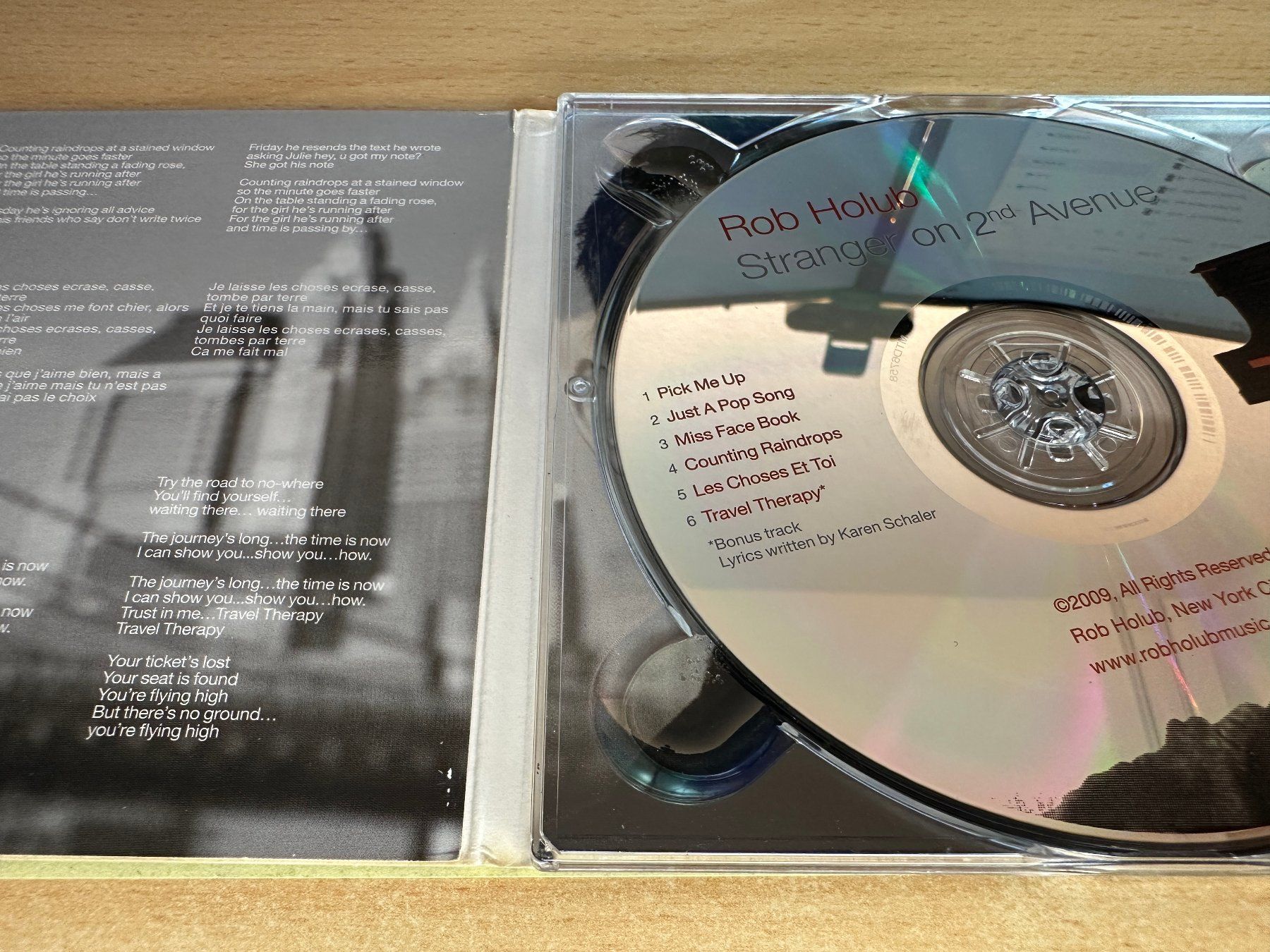 CD: Rob Holub – Stranger On 2nd Avenue – Usato da Rikon im Tösstal venduto da Alpenmutz 2