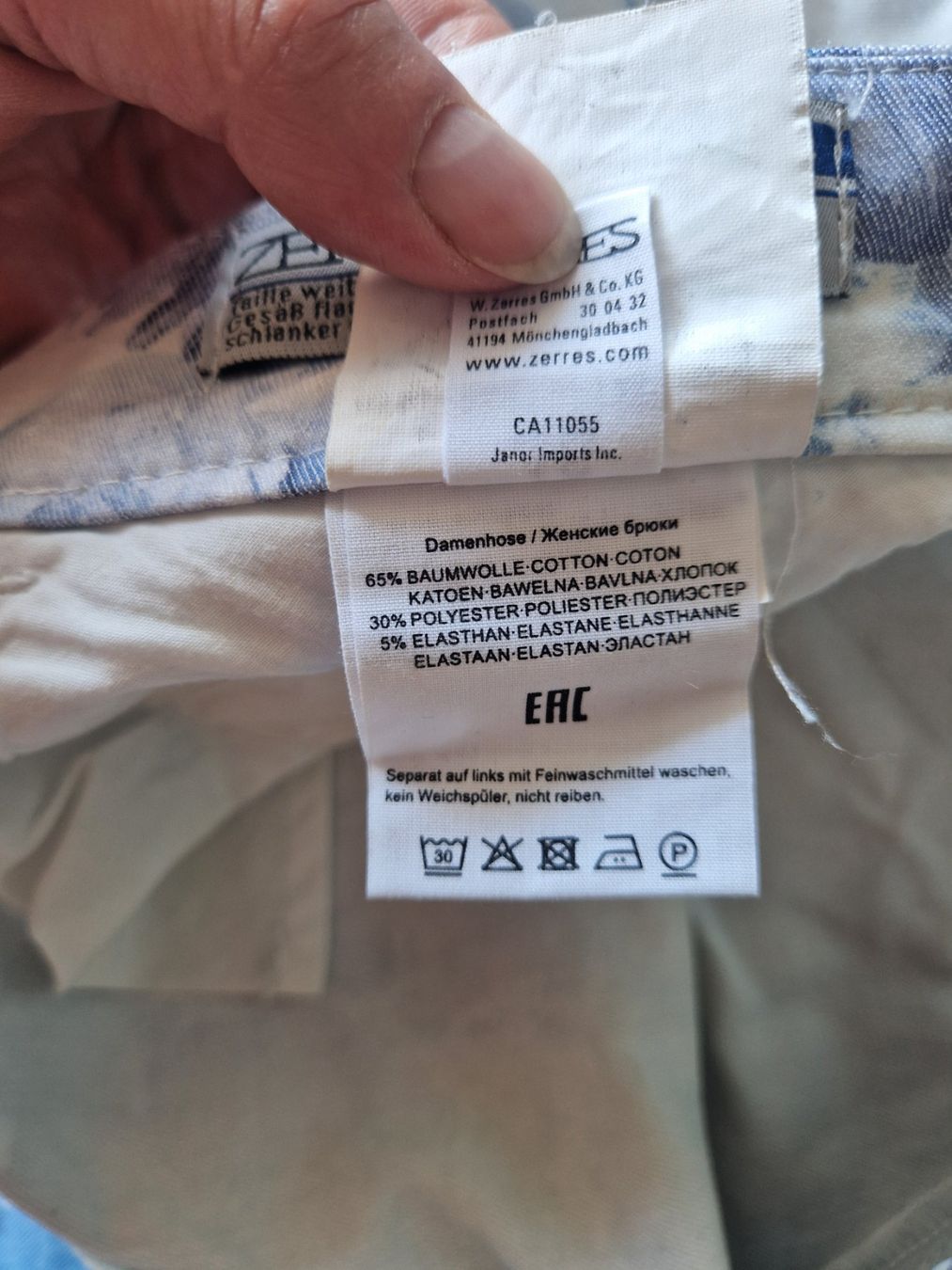 Pantaloni: ZERRES Damen 3/4 Jeans Grösse 46 – Usato da Reinach AG venduto da Goytan 4
