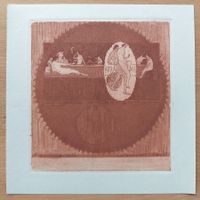 Exlibris Curt Hasenohr - Original Radierung mit Aquatinta