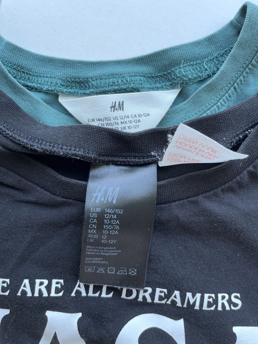 H&M Chemises, T-shirts & Polos: 2 Tshirt Gr 146/152 – D'occasion à Russikon par sparklingvision 4