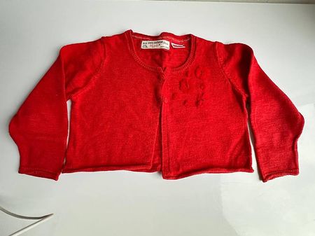 Gilet rouge fille Zara Knitwear 24-36 mois (94 cm)