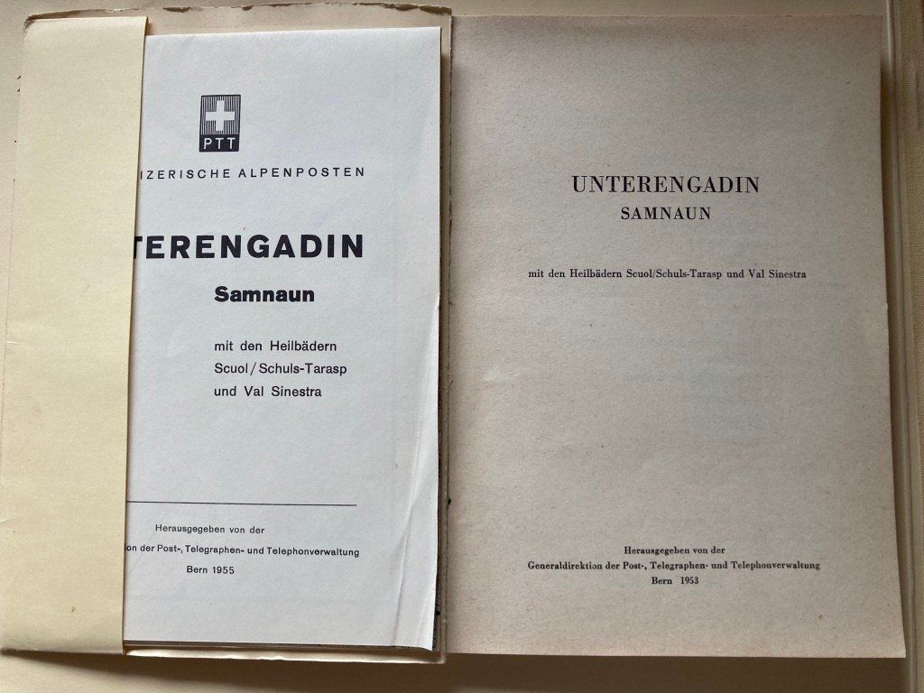 Libri: Schweizer Alpenposten Unterengandin/Samnaun – Usato da Rüti ZH venduto da calanca 1