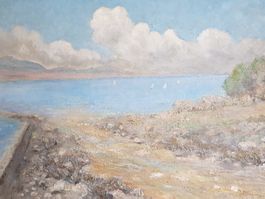 Henri Alin ( Paris 1885 - Lausanne 1968) Huile ancienne
