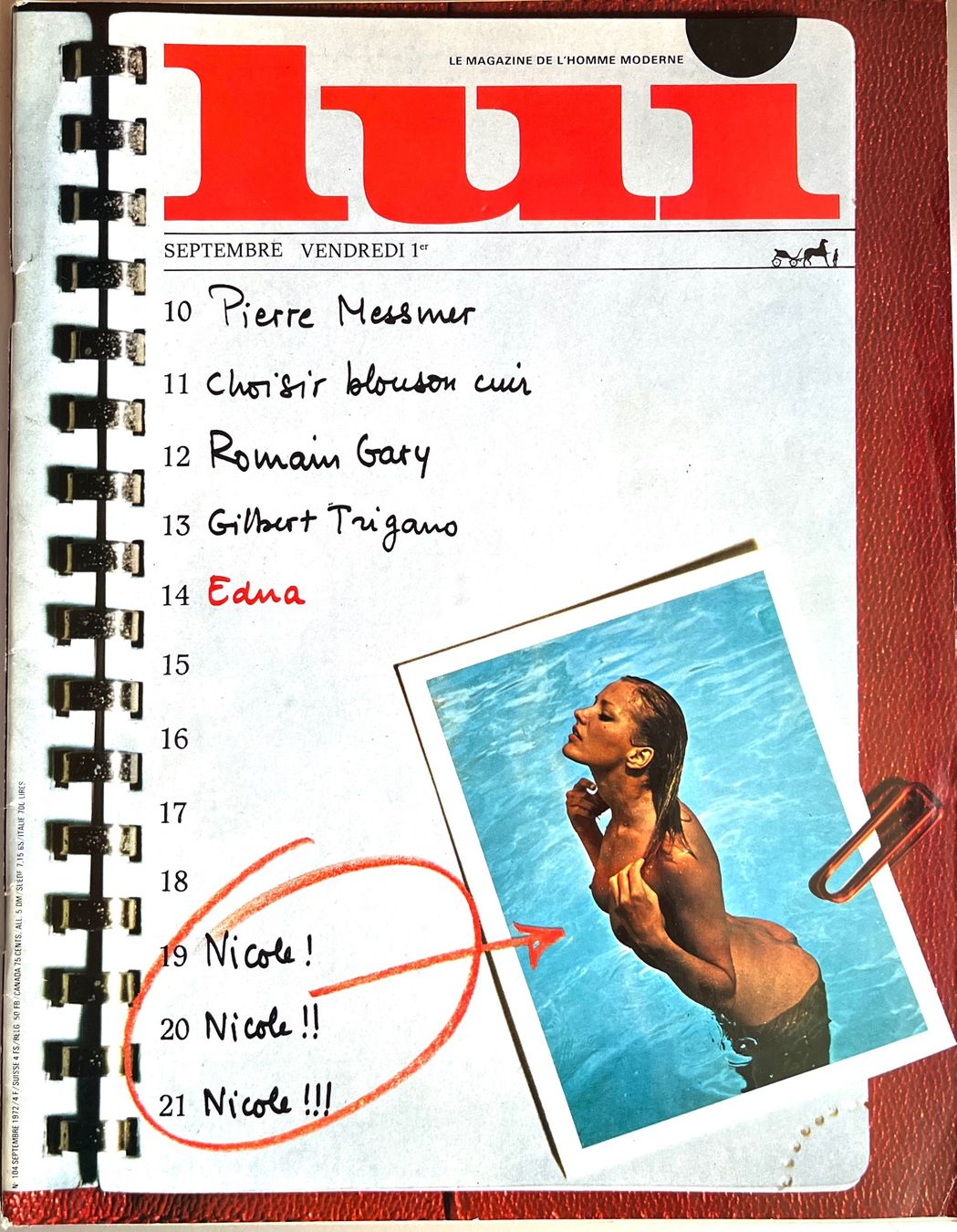 Riviste & Magazine: Lui Magazine, Nr.104 - 1972 – Usato da Renan BE venduto da johncactus