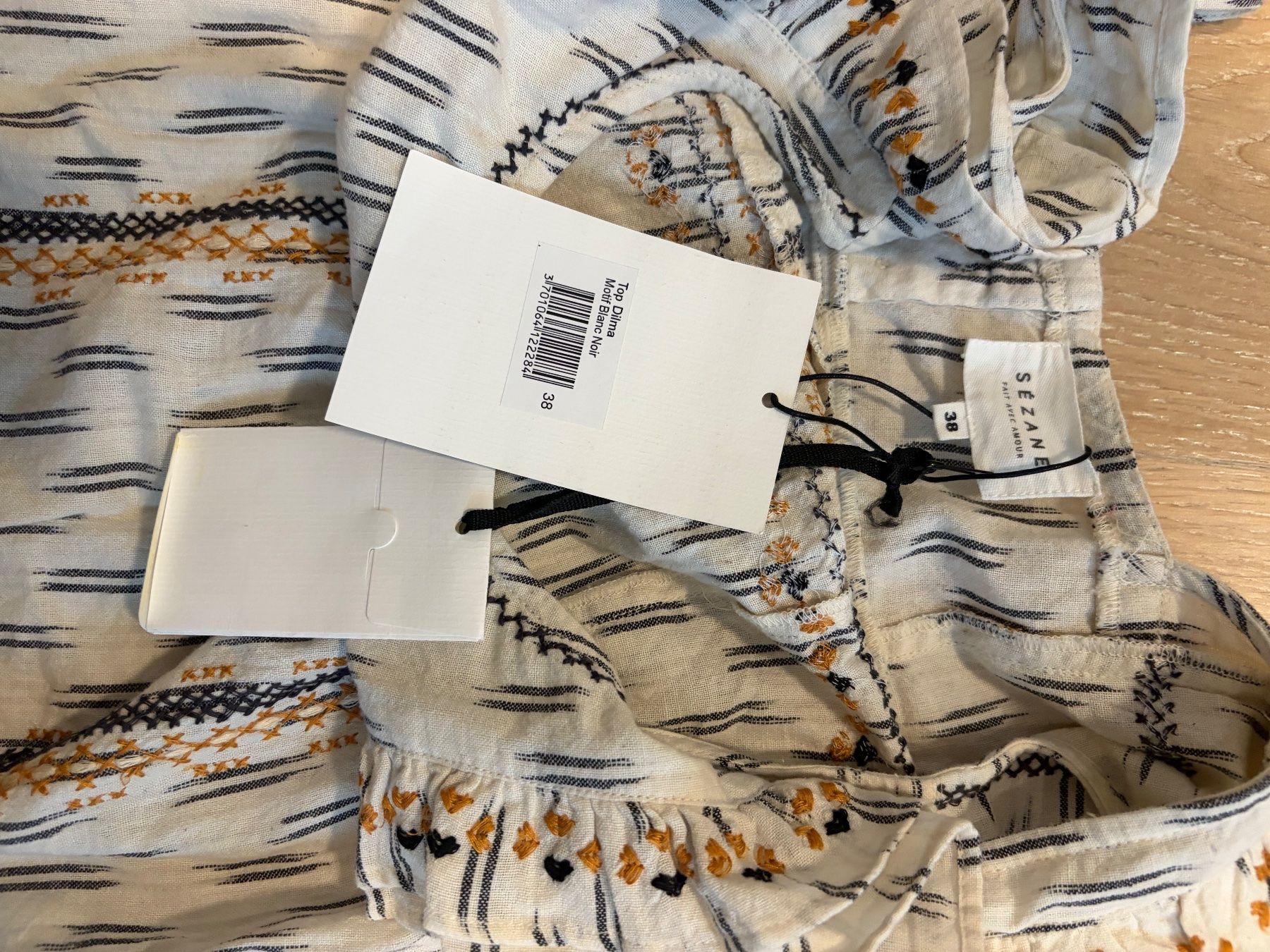 Sezane Camicette: Sézane Dilma Bluse Gr 38 Neu mit Etikette – Nuovo e nell'imballaggio originale da Hedingen venduto da muse10 1