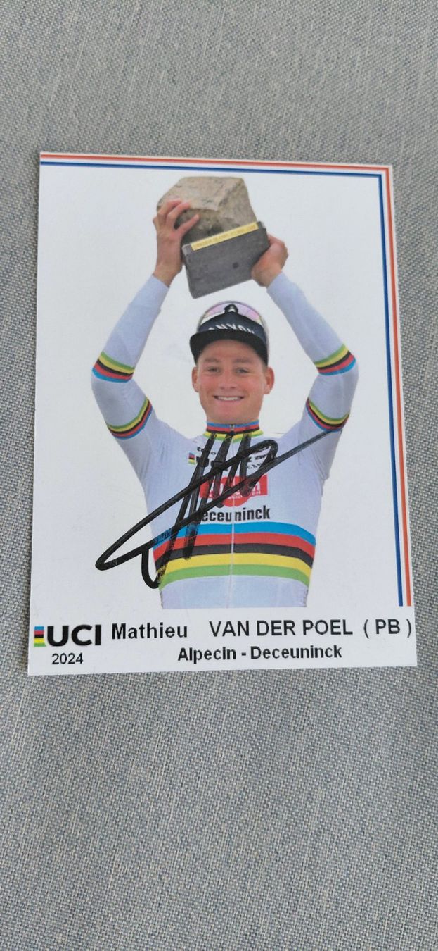 Autographes: Autogrammkarte Marhieu van der Poel – D'occasion à Schmerikon par Olympia04